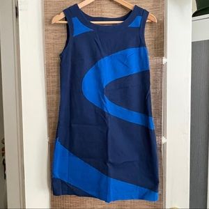 Retro 1960s-style Mini Dress with Cutout